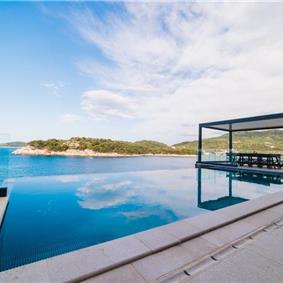 Luxury 7 Bedroom Dubrovnik Beachfront Villa with Infinity Pool, Sleeps 14